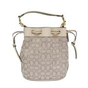 Coach Pre-owned Pre-owned Canvas axelremsvskor Beige, Dam