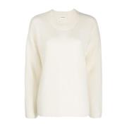 P.a.r.o.s.h. Round-neck Knitwear White, Dam