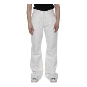 Amish Straight Trousers White, Dam