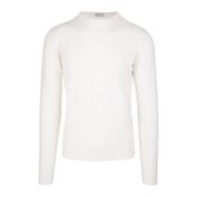 Fedeli Round-neck Knitwear White, Herr