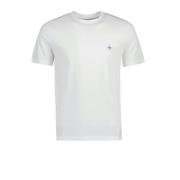 Jacob Cohën Vit Rundhalsad T-Shirt för Män White, Herr