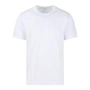 Comme des Garçons Logo Print Bomull Jersey T-Shirt White, Herr