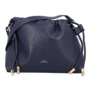 A.p.c. Ninon Mini Crossbody Väska Blue, Dam