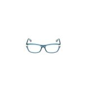 Guess Rektangulära glasögon för kvinnor Blue, Dam