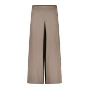 Drykorn Wide Trousers Brown, Dam