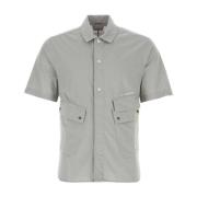 C.p. Company Short Sleeve Shirts Gray, Herr