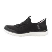 Skechers Stiliga Sneakers för Moderna Kvinnor Black, Dam