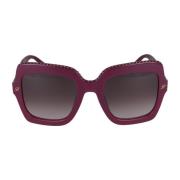 Blumarine Stiliga solglasögon Sbm836V Purple, Dam