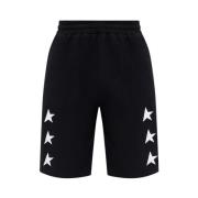 Golden Goose Shorts med logotyp Black, Herr