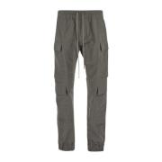 Rick Owens Tapered Trousers Gray, Herr