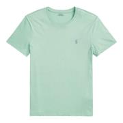 Ralph Lauren Broderad Bomull T-shirt Logo Green, Herr