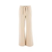 Parajumpers Wide Trousers Beige, Dam