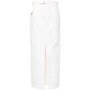 Blugirl Midi Skirts White, Dam