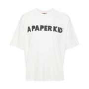 A Paper Kid T-Shirts White, Dam