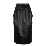 Maison Margiela Midi Skirts Black, Dam