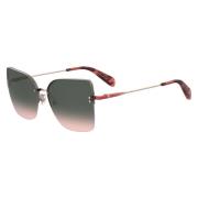 Kate Spade Red Gold/Grey Pink Shaded Sunglasses Ariella Pink, Dam