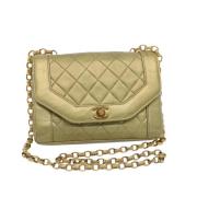 Chanel Vintage Pre-owned Laeder chanel-vskor Yellow, Dam