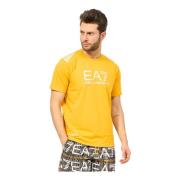 Emporio Armani EA7 T-Shirts Orange, Herr