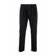 Herno Cropped Trousers Black, Herr