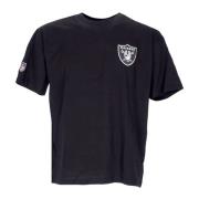 New Era NFL Left Chest Team Logo Oversize Tee Black, Herr