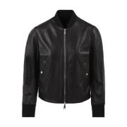 add Leather Jackets Black, Dam
