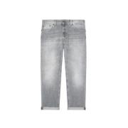 Dondup Cropped Jeans Gray, Dam