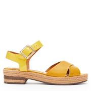 Fendi Vintage Pre-owned Laeder sandaler Yellow, Dam