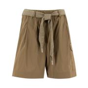 Panicale Casual Shorts Brown, Dam