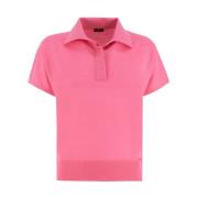 Kiton Polo Shirts Pink, Dam