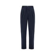 Kiton Slim-fit Trousers Blue, Herr