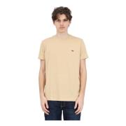 Lacoste T-Shirts Beige, Herr