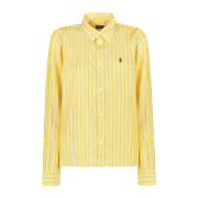 Polo Ralph Lauren Gul/Blå/Vit Randig Skjorta Yellow, Herr