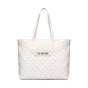 Love Moschino Tote Bags White, Dam