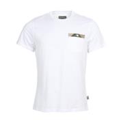 Barbour Durness Pocket T-shirt White, Herr