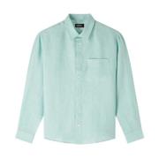 A.p.c. Casual Shirts Green, Herr