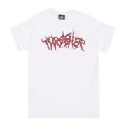 Thrasher Vit Streetwear T-shirt White, Herr