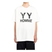 Yohji Yamamoto T-Shirts White, Herr