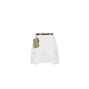 Elisabetta Franchi Short Skirts White, Dam