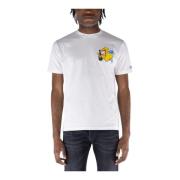 MC2 Saint Barth Casual Bomull T-shirt för Män White, Herr