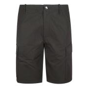 Kenzo Svarta Cargo Workwear Shorts Black, Herr