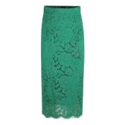 Dolce & Gabbana Stiliga Kjolar Kollektion Green, Dam