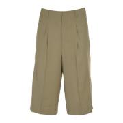 Ami Paris Long Shorts Beige, Dam