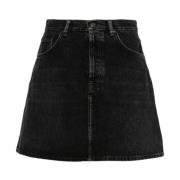 Acne Studios Denim Skirts Black, Dam