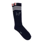 Thom Browne Socks Blue, Herr