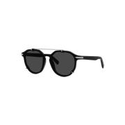 Dior Svarta Glossy Solglasögon Black, Unisex