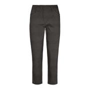 LauRie Cropped Trousers Brown, Dam
