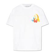 JW Anderson Tryckt T-shirt White, Herr