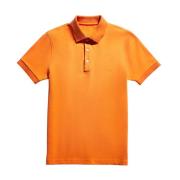 Fay Orange T-shirts och Polos Orange, Herr