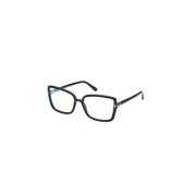Tom Ford Snygga Svarta Glasögon för Stiluppgradering Black, Unisex