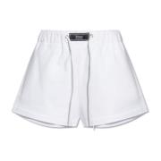 Versace Shorts med lapp White, Dam